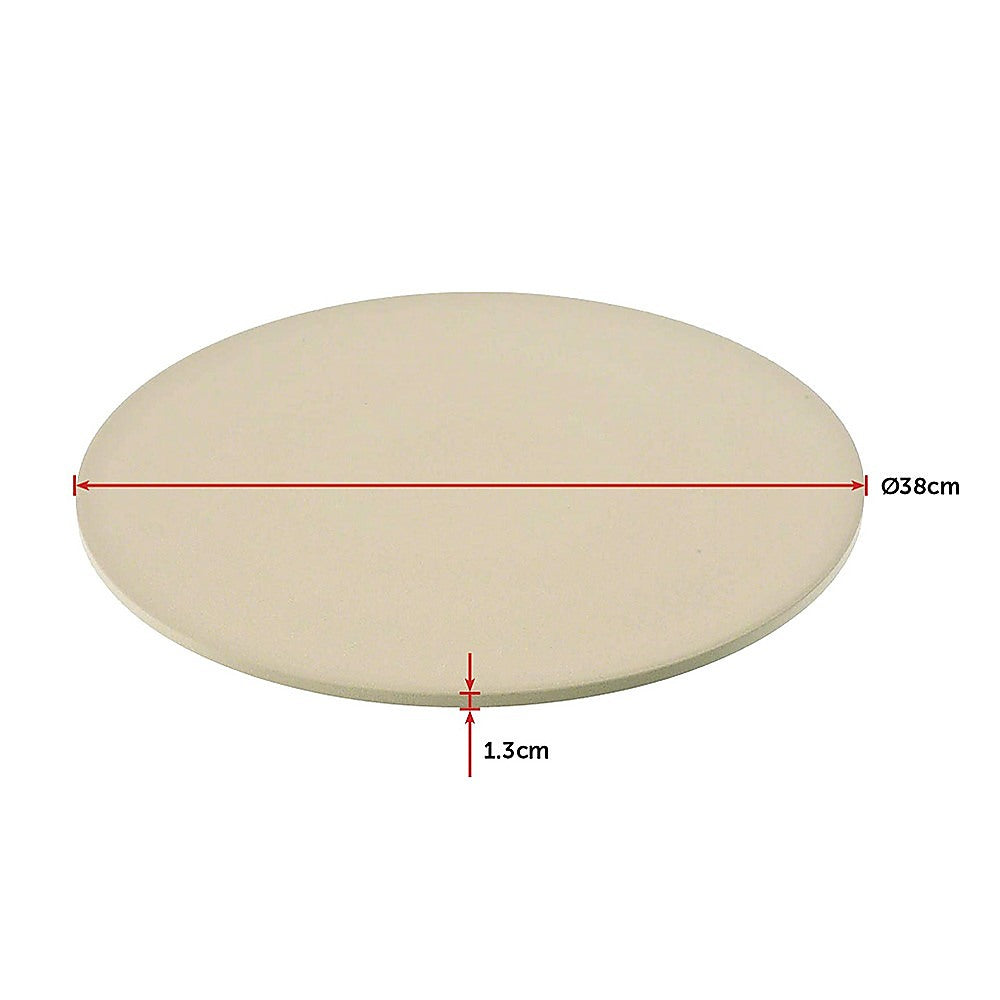 38cm XL Pizza & Baking Stone for BBQ/Oven/Grill - image8