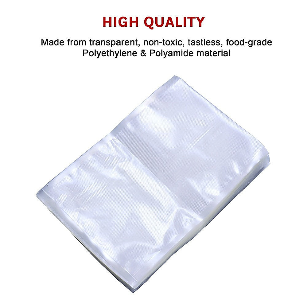 100x Vacuum Sealer Bags Food Storage Saver Heat Seal Cryovac 20cm x 30cm - image7