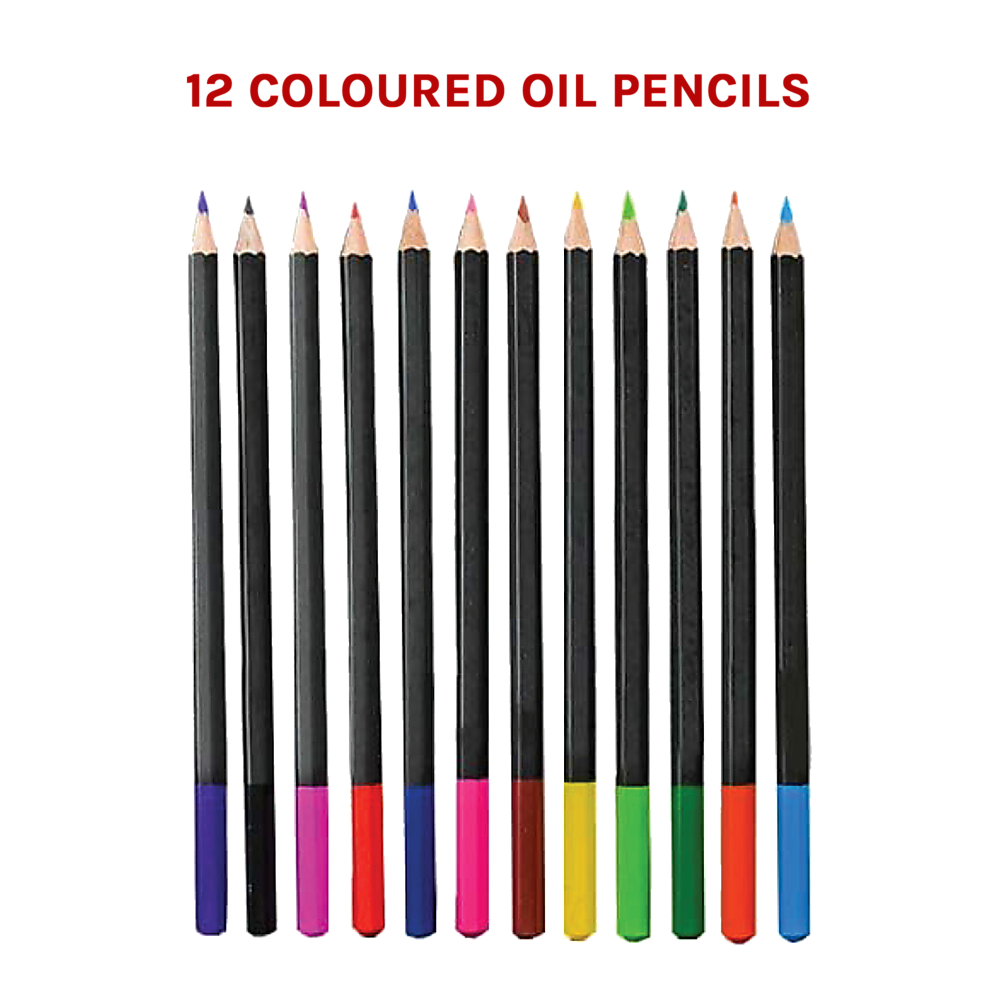 Art Sketch Pencils Oil Drawing Colouring Graphite Charcoal Pencil Set 72pcs/set - image7