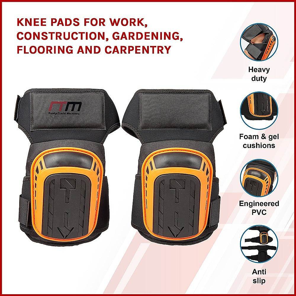 Knee Pads for Work, Construction, Gardening, Flooring and Carpentry - image3