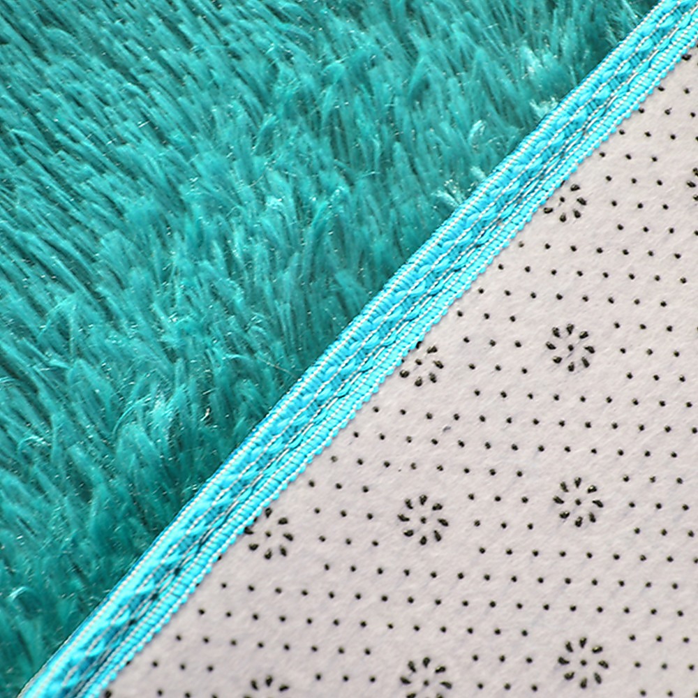 200x140cm Floor Rugs Large Shaggy Rug Area Carpet Bedroom Living Room Mat - Turquoise - image5