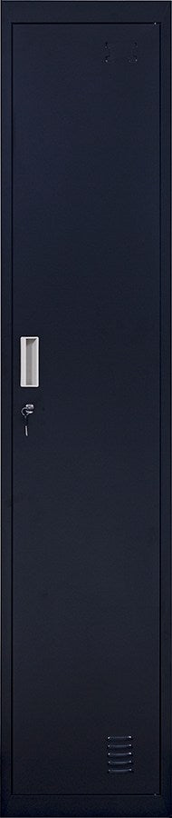 Standard Lock  One-Door Office Gym Shed Clothing Locker Cabinet Black - image3