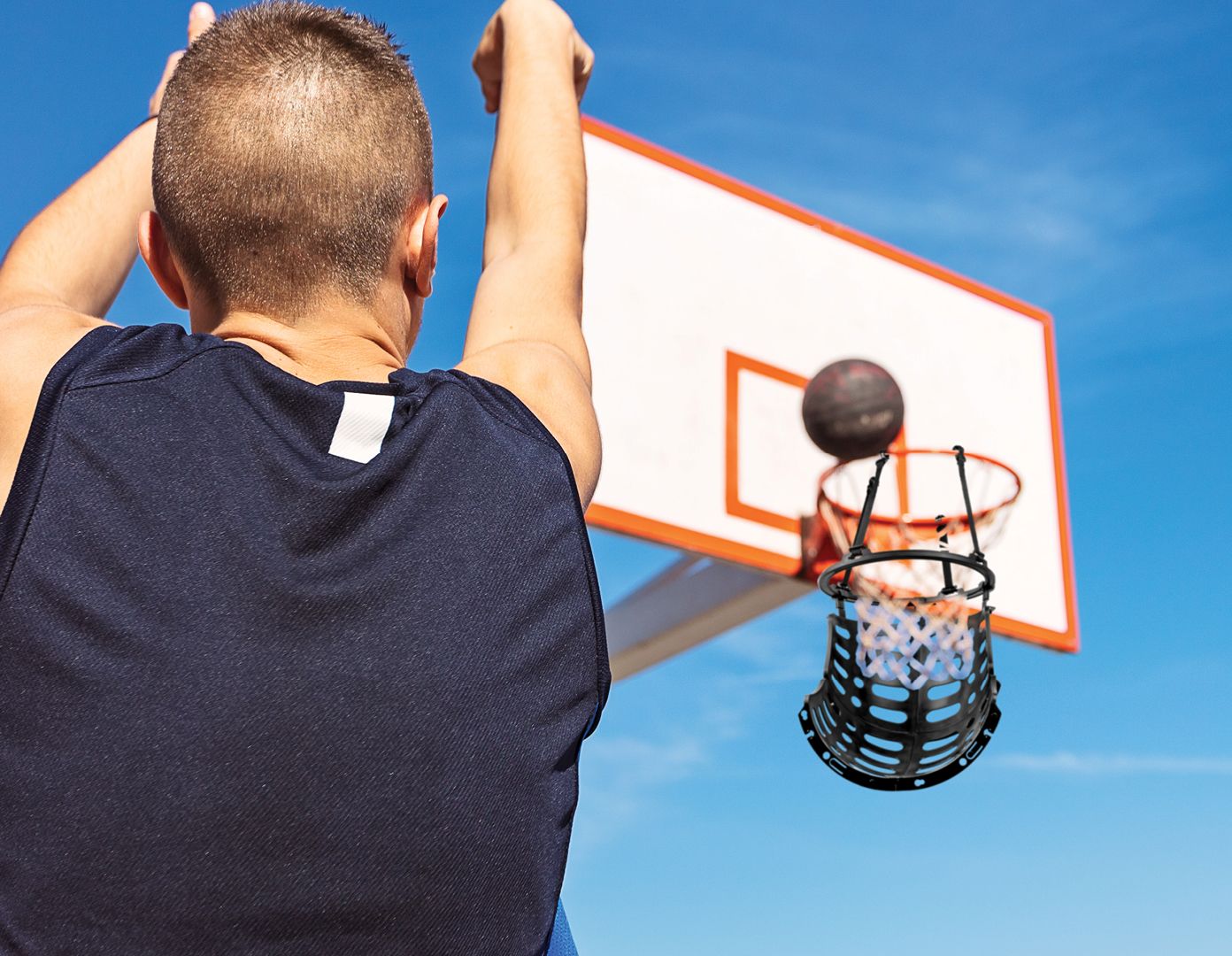 Basketball Return Net - Ball Returner Basketball Rebounder - image9