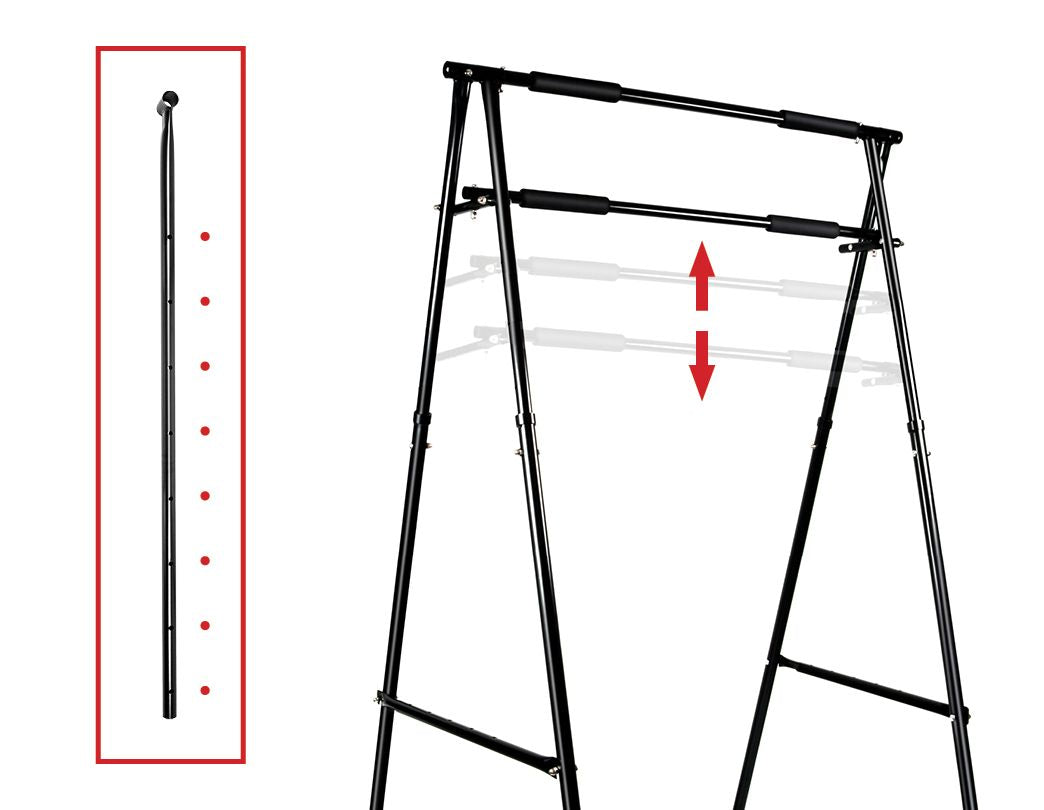 Pull-up Bar Free Standing Pull up Stand Sturdy Frame Indoor Pull Ups Machine - image4