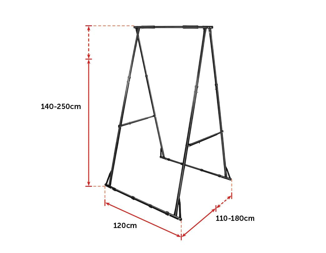 Pull-up Bar Free Standing Pull up Stand Sturdy Frame Indoor Pull Ups Machine - image3