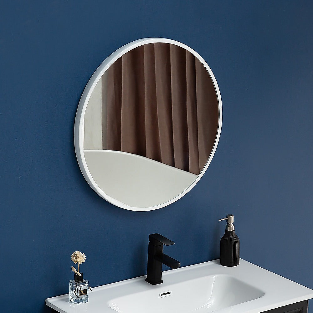 60cm Round Wall Mirror Bathroom Makeup Mirror by Della Francesca - image2