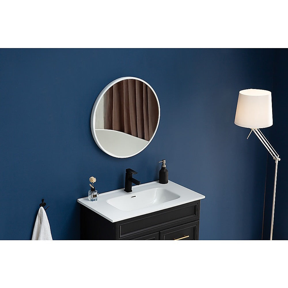 90cm Round Wall Mirror Bathroom Makeup Mirror by Della Francesca - image6
