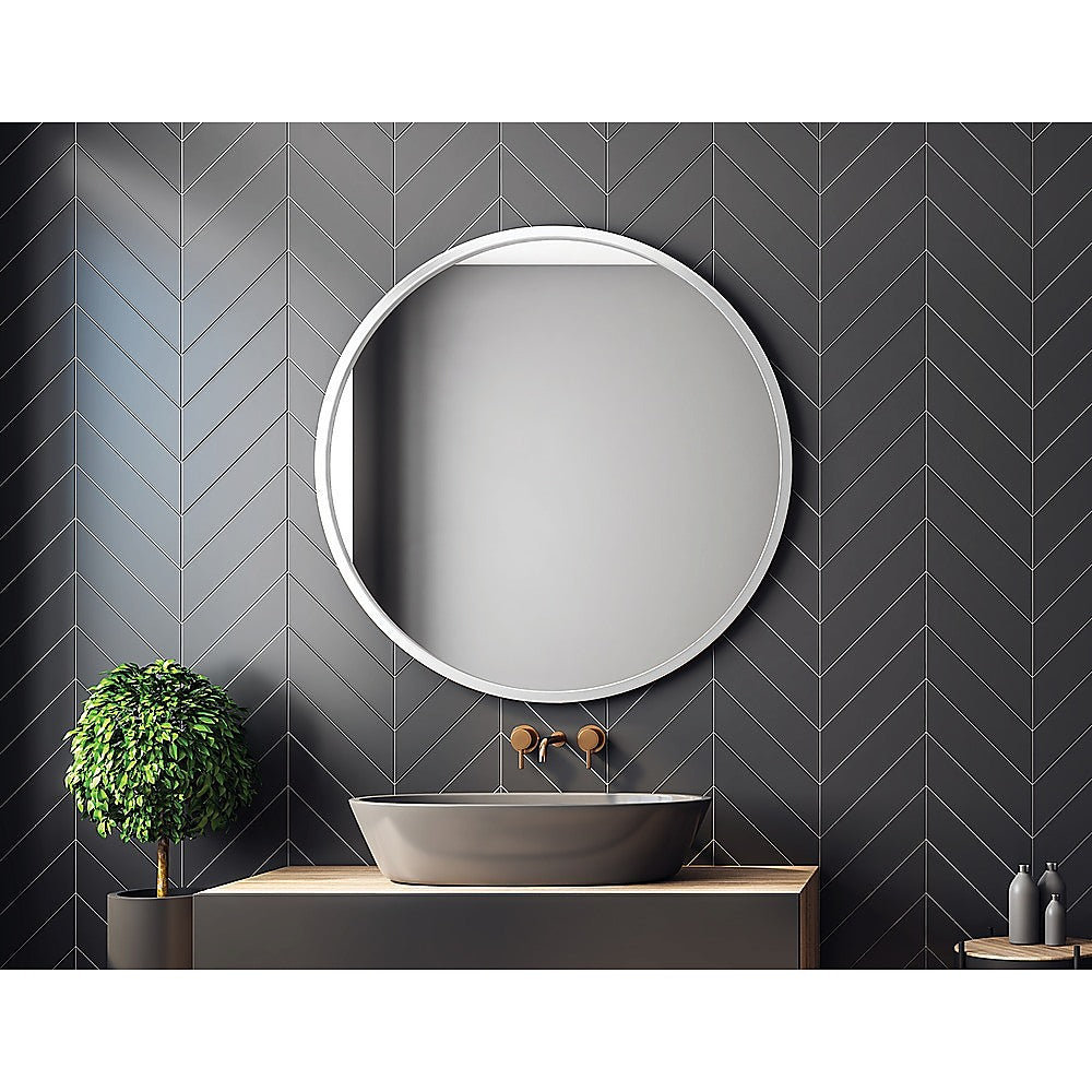 90cm Round Wall Mirror Bathroom Makeup Mirror by Della Francesca - image7