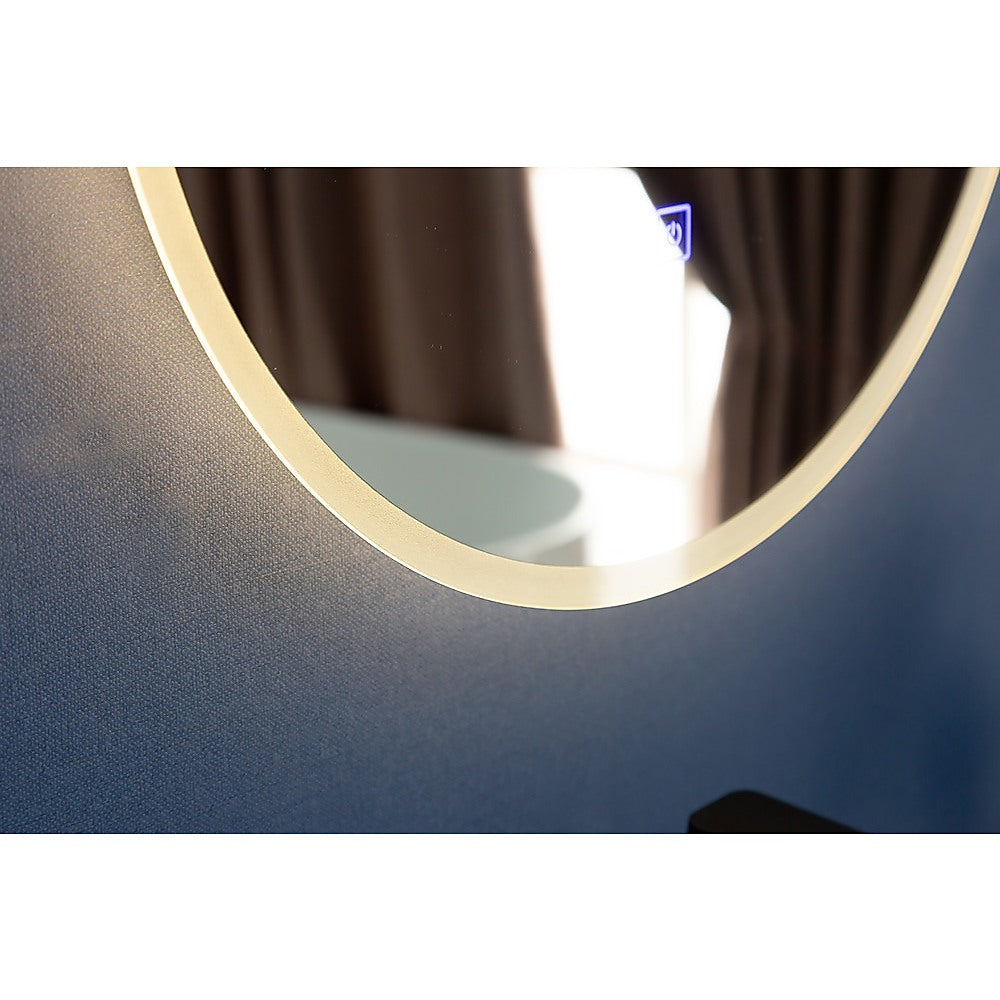 50cm LED Wall Mirror Bathroom Mirrors Light Decor Round - image6