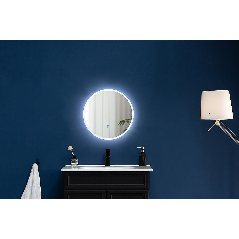 50cm LED Wall Mirror Bathroom Mirrors Light Decor Round - image4