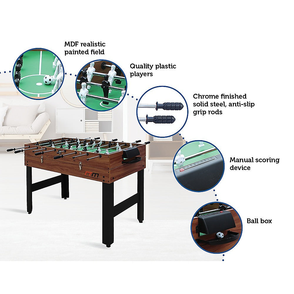 4FT 3-in-1 Games Foosball Soccer Hockey Pool Table Table - image12