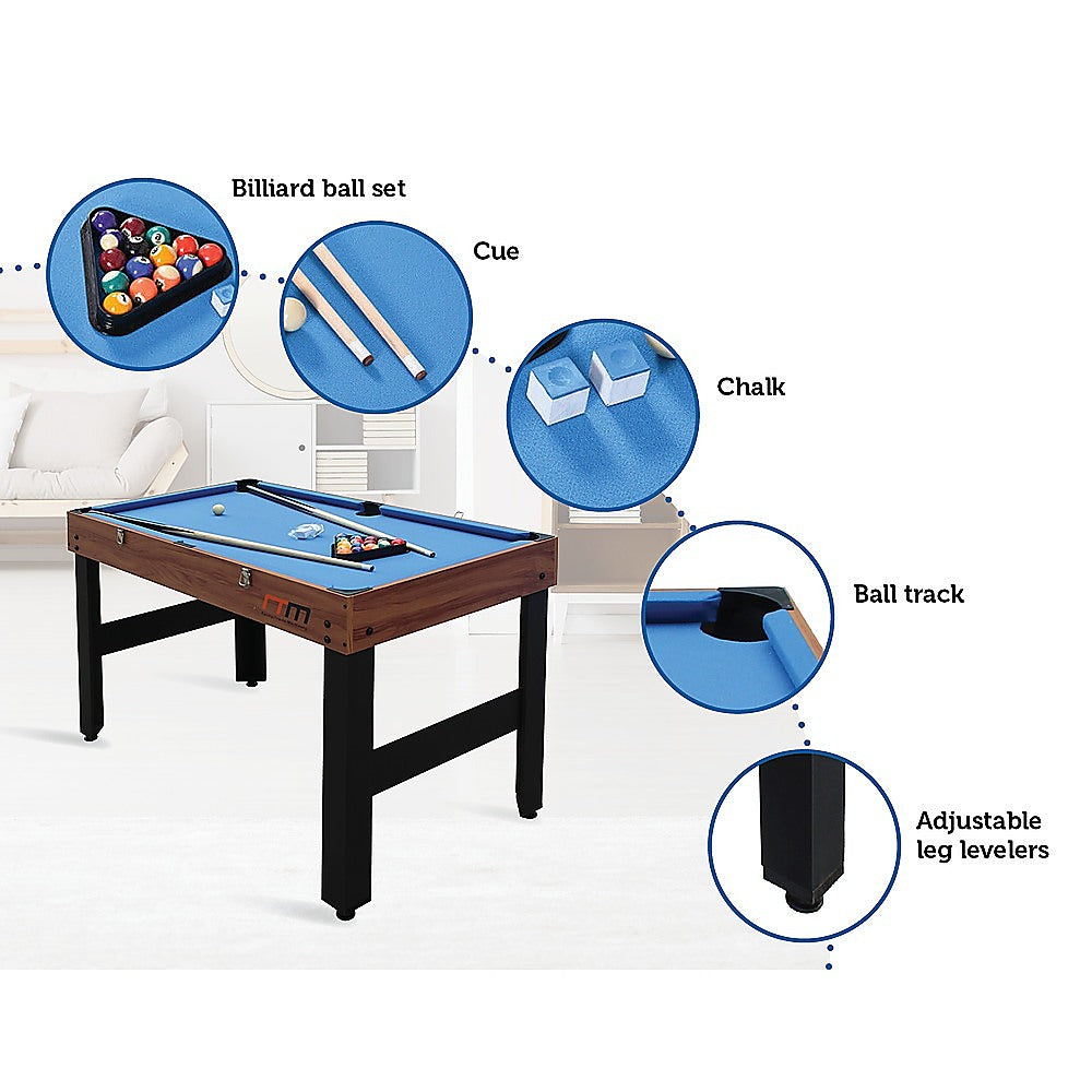 4FT 3-in-1 Games Foosball Soccer Hockey Pool Table Table - image14