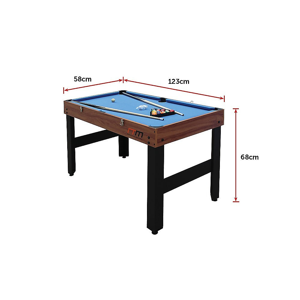 4FT 3-in-1 Games Foosball Soccer Hockey Pool Table Table - image15