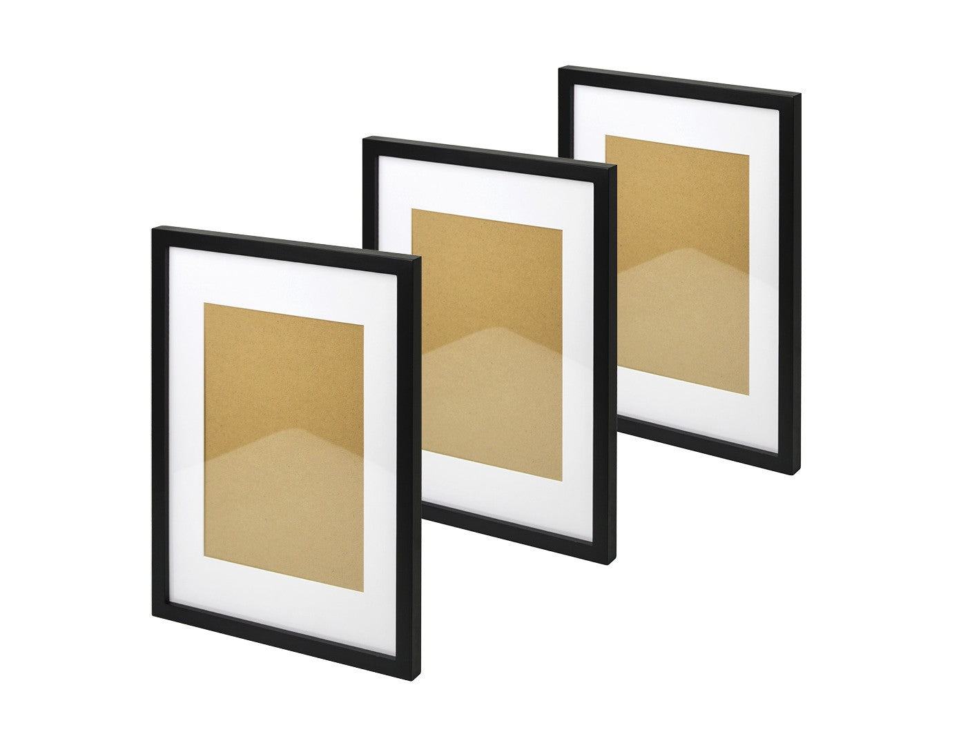 Photo Frames Collage Black A3 Picture Frame Wall Set Home Decor 3PCS - image1