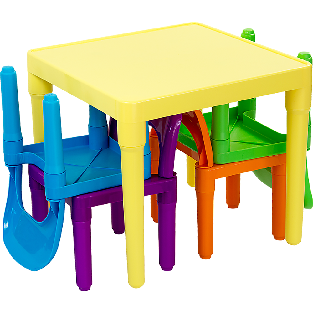 Kids Table and Chairs Play Set Toddler Child Toy Activity Furniture In-Outdoor - image8