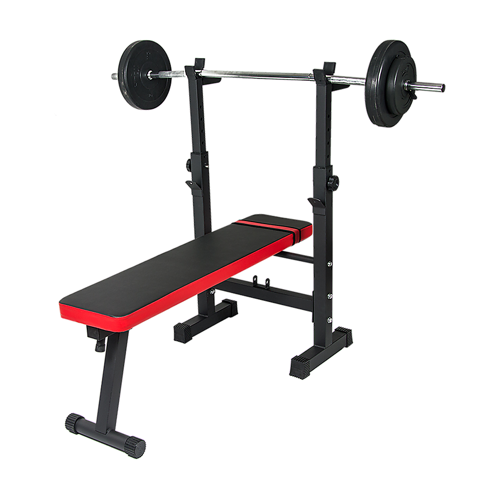 Folding Flat Weight Lifting Bench Body Workout Exercise Machine Home Fitness - image1