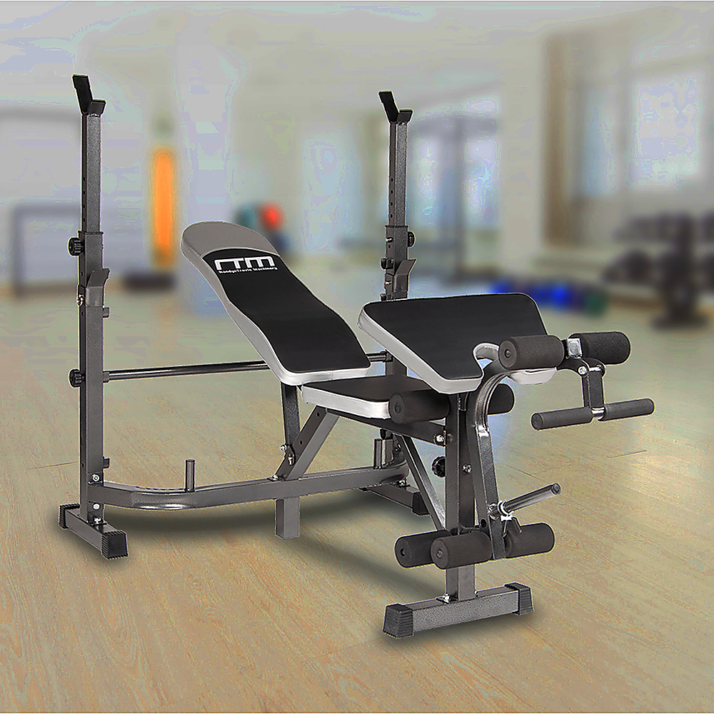 Multi Station Home Gym Weight Bench Press Leg Equipment Set Fitness Exercise - image2