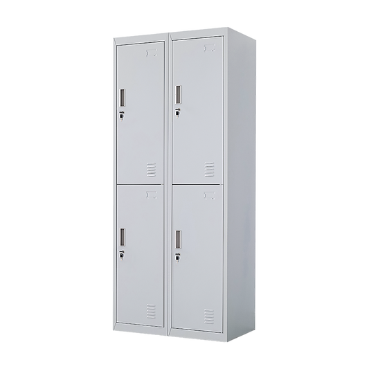 Four-Door Office Gym Shed Storage Locker - image1