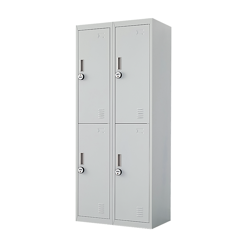 Four-Door Office Gym Shed Storage Locker - image1