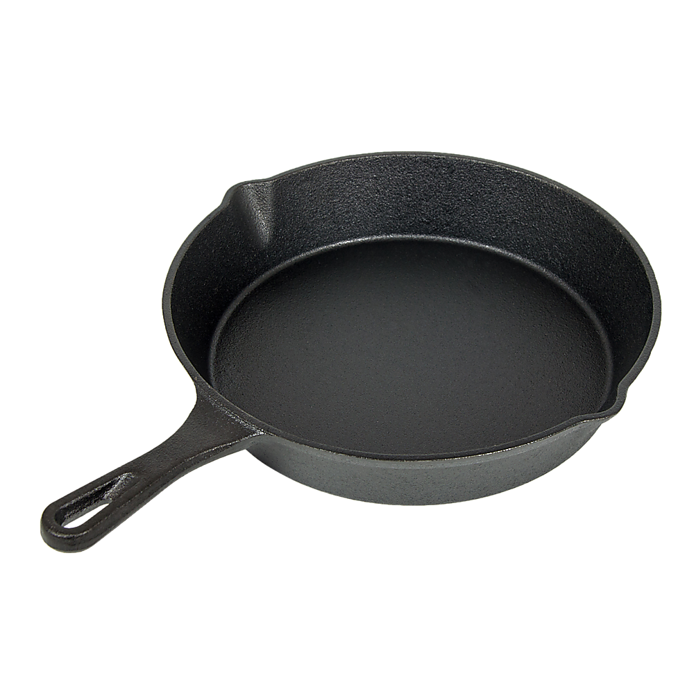 Pre Seasoned Cast Iron Skillet Fry Pan Set 3 Pcs Frying Pan Set - image5