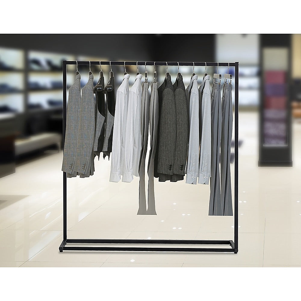Commercial Clothing Garment Rack Retail Shop Black - image8