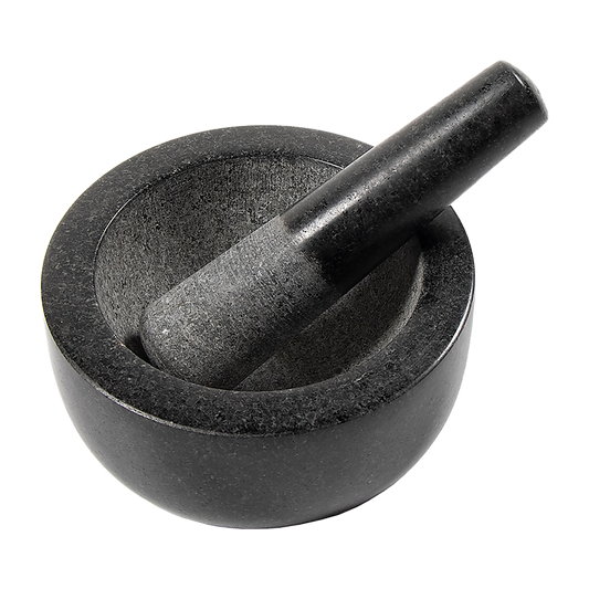 Large Pestle and Mortar Set Durable Granite Stone Spice & Herb Crusher - image1