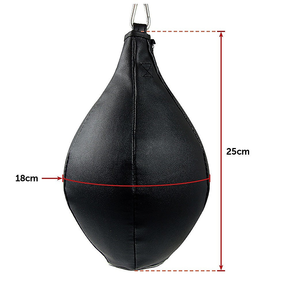 Boxing Speed Bag CowHide Leather MMA Punching Focus Bag Muay Thai Training Speed - image7