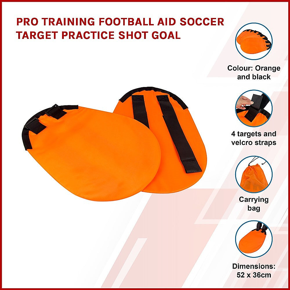 Pro Training Football AID Soccer Target Practice Shot Goal - image3