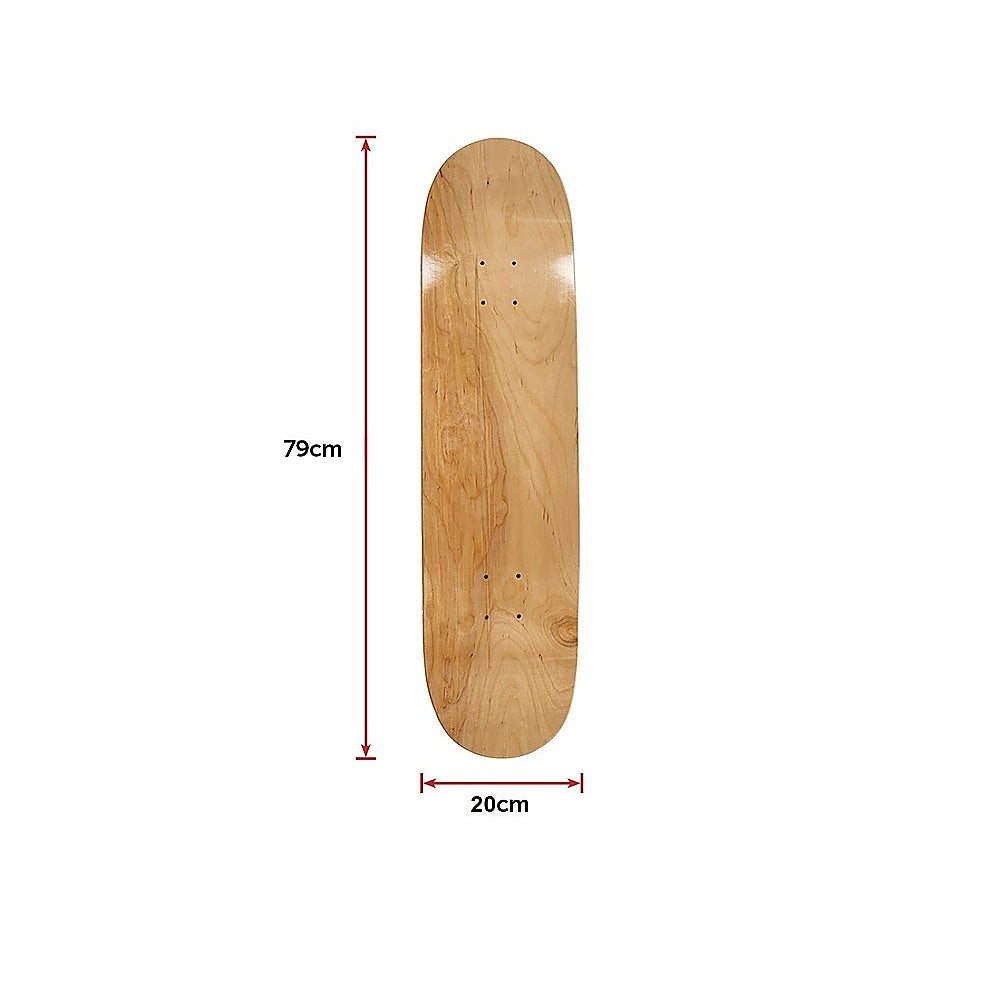 7 Layers Skateboard Deck Natural Wood Maple Double Concave Blank Skate Board DIY - image10