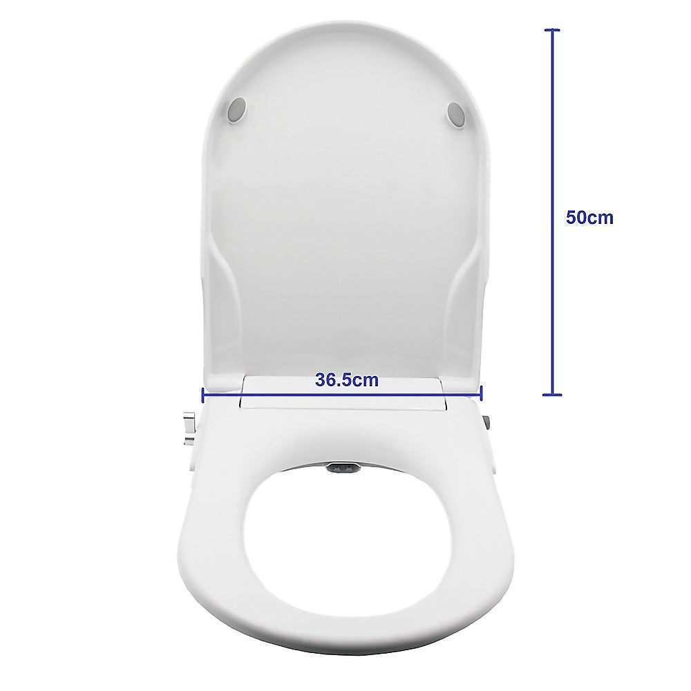 Non Electric Bidet Toilet Seat W/ Cover Bathroom Washlet Spray Water Wash - image8