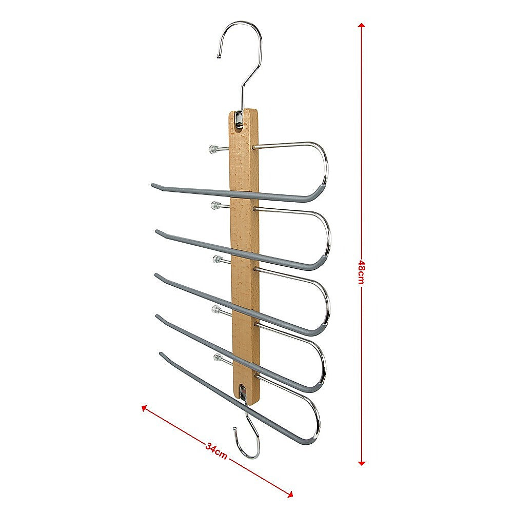 Pants Clothes Coat Hanger Non-slip Magic Space Saver Closet Organizer Rack - image7