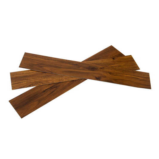 Vinyl Floor Tiles Self Adhesive Flooring Walnut Wood Grain 16 Pack 2.3SQM - image1