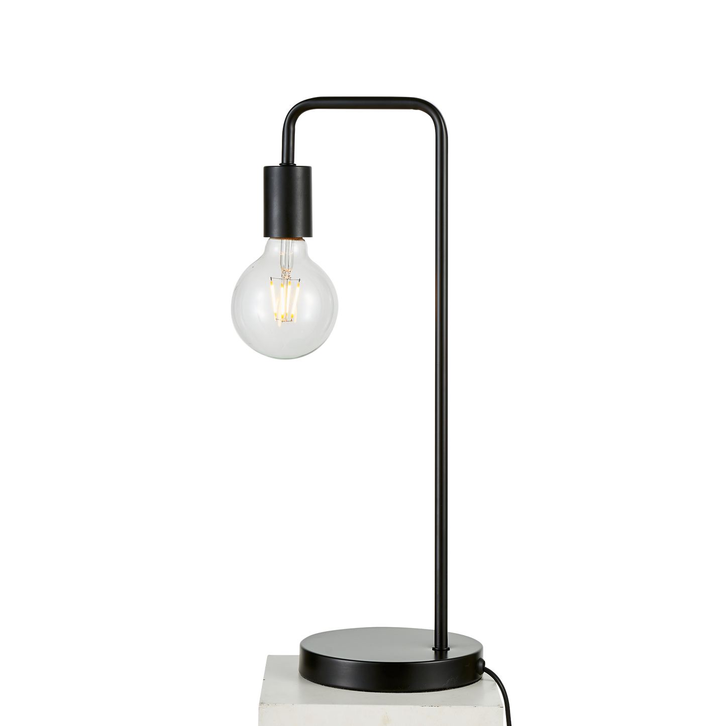 Modern Table lamp Desk Light Bedside Bedroom Black - image1