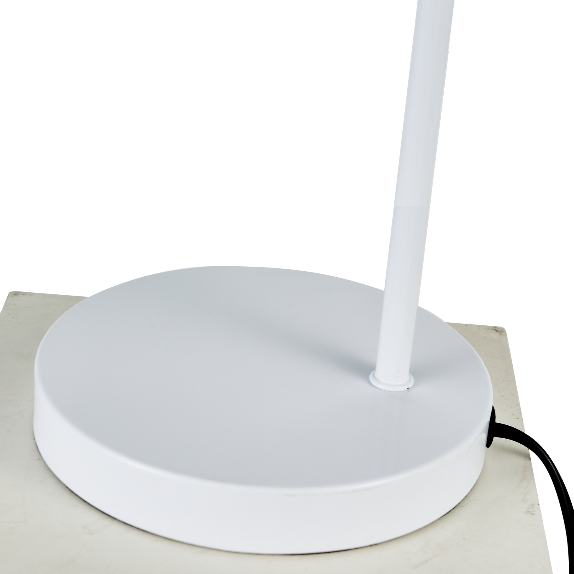 Modern Table lamp Desk Light Base Bedside Bedroom White - image3