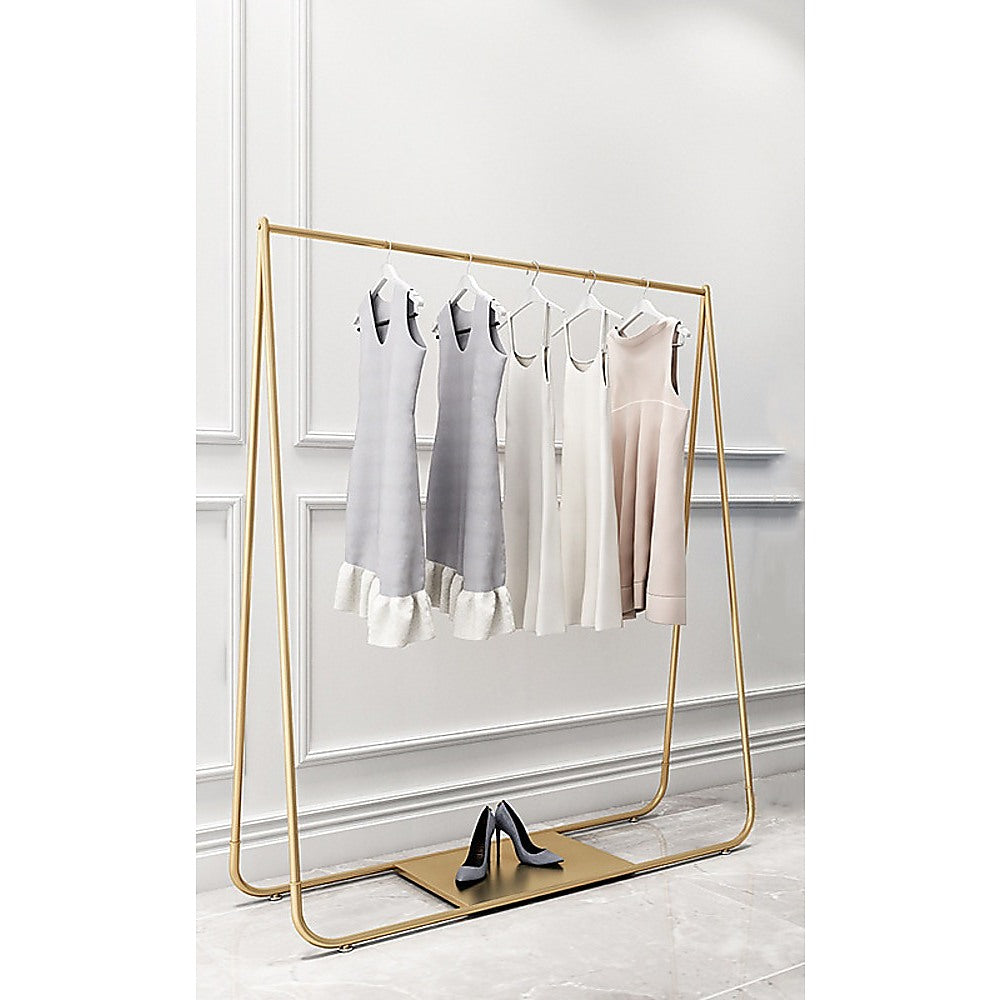 Gold Clothing Retail Shop Commercial Garment Display Rack - image5