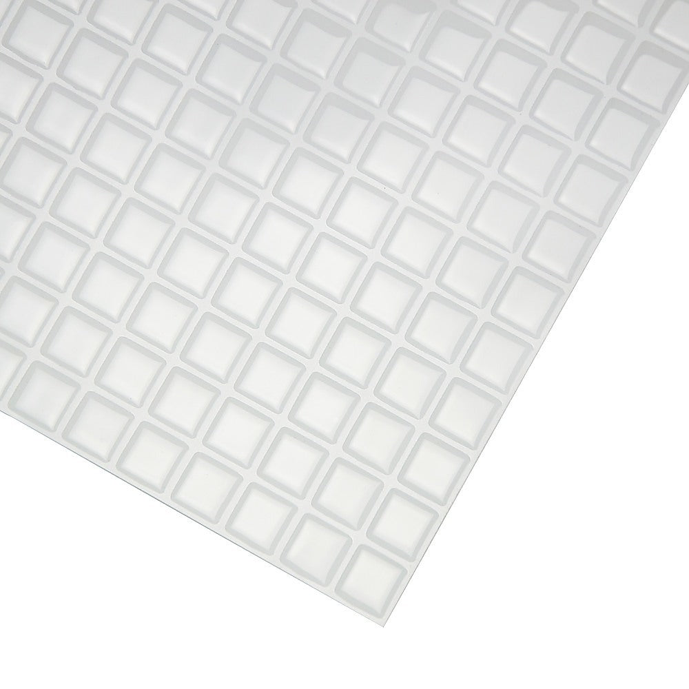 Tiles 3D Peel and Stick Wall Tile Stereoscopic Crystal White (30cm x 30cm x 10 sheets) - image6