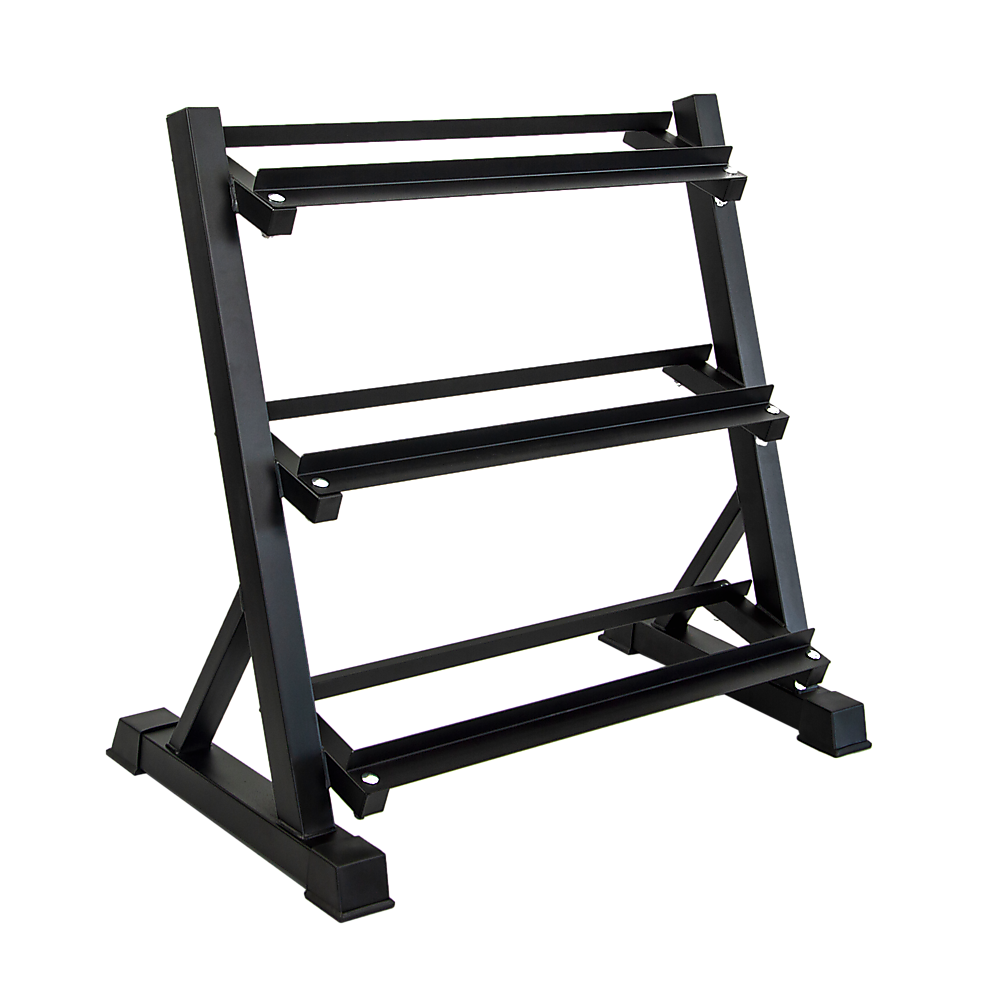 Dumbbell Rack Storage Stand Hex Weight Heavy Duty 3 Tier Wide Home Gym Fitness - image5