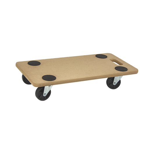 200kg Heavy Duty Hand Dolly Furniture Wooden Trolley Cart Moving Platform Mover - image1