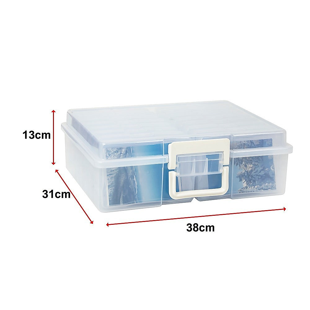 Jumbo Photo Storage Box 1600 4x6 Picture Album Organizer Container Craft Case - image7