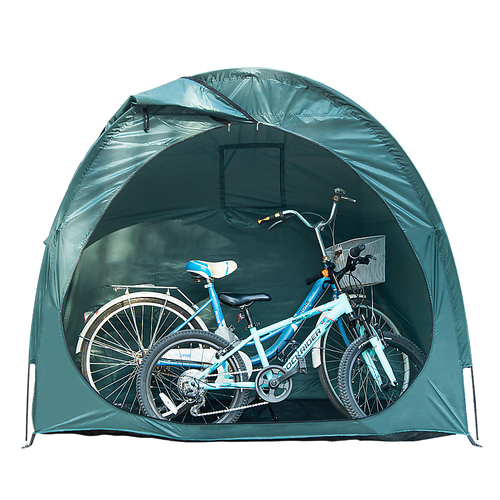 Bicycle Shelter Outdoor Bike Cave Garden Bike Storage Shed Tent Travel - image1