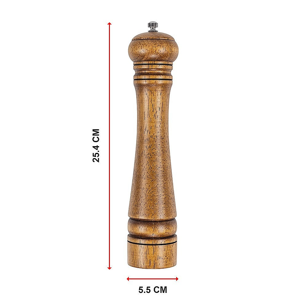 10" Manual Pepper Grinder Multipurpose Flavouring Bottle Cruet Kitchen Tools - image8