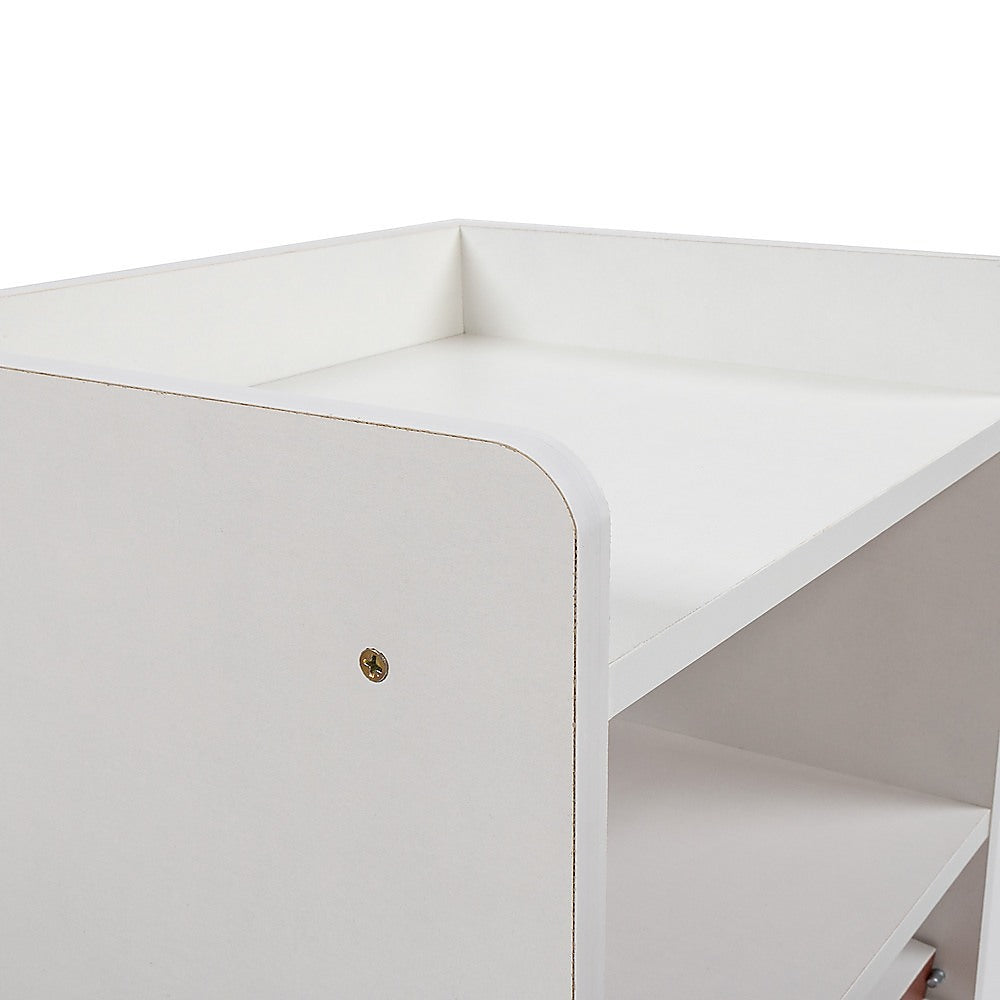 Bedside Tables Drawers Side Table Bedroom Furniture Nightstand White Unit - image3