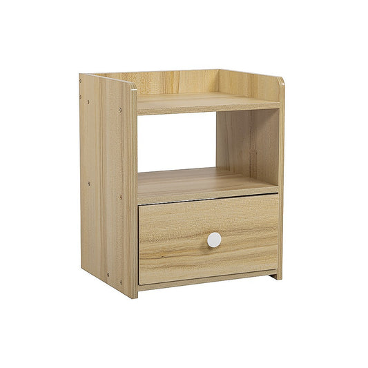 Bedside Tables Drawers Side Table Bedroom Furniture Nightstand Wood Unit - image1