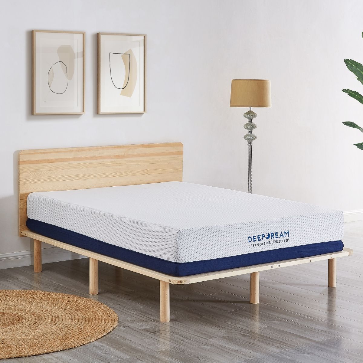 Plush Knitted Organic Cotton Memory Foam Mattress King Single - image9