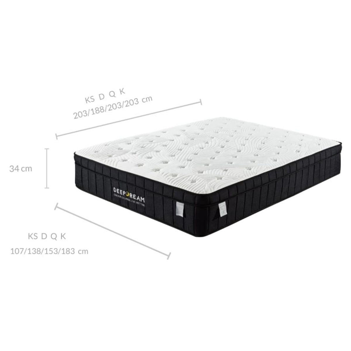 Charcoal Infused Super Firm Pocket Mattress King Single - image5