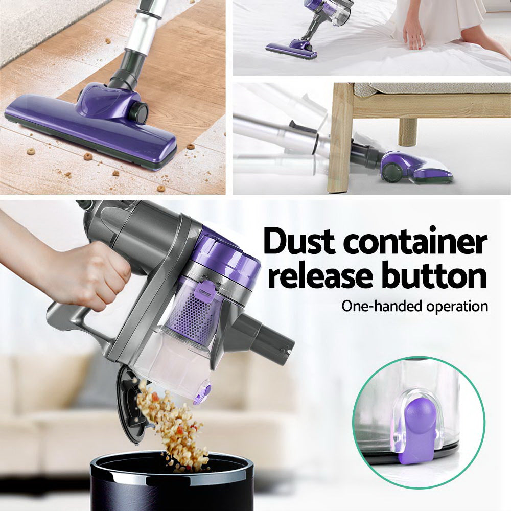 Corded Handheld Bagless Vacuum Cleaner - Purple and Silver - image6