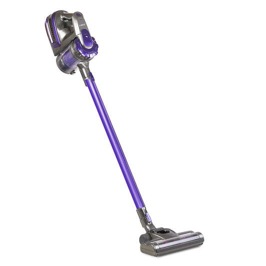 150 Cordless Handheld Stick Vacuum Cleaner 2 Speed  Purple And Grey - image1