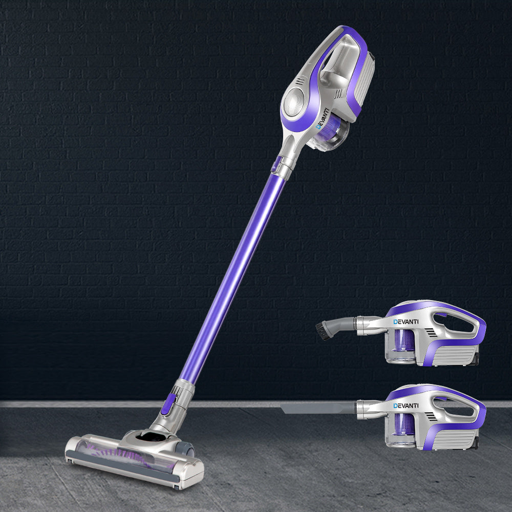 Cordless Stick Vacuum Cleaner - Purple & Grey - image7