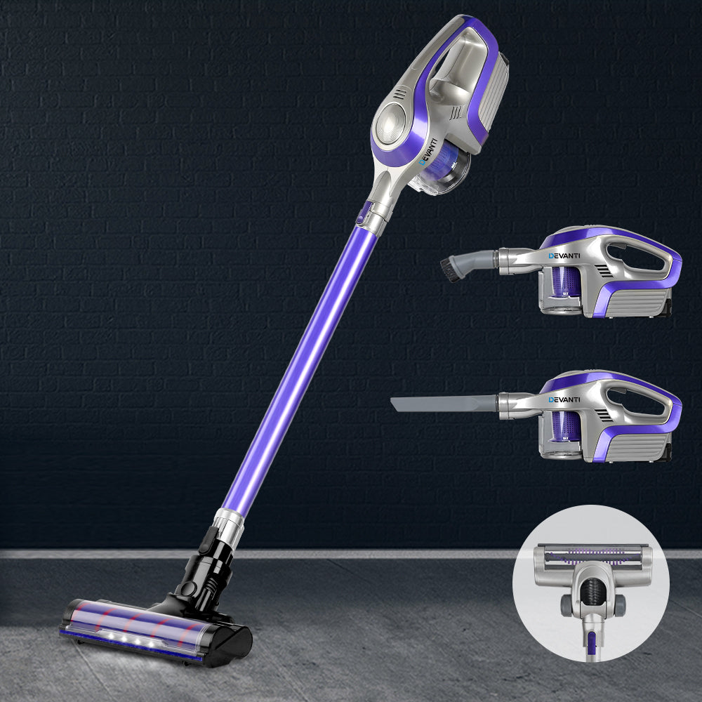 Cordless 150W Handstick Vacuum Cleaner - Purple and Grey - image7