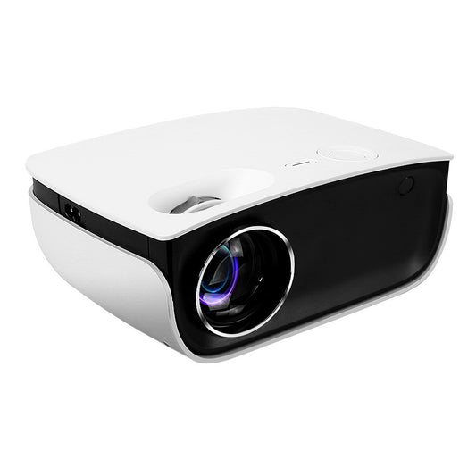 Mini Video Projector Wifi USB HDMI Portable 2000 Lumens HD 1080P Home Theater White - image1